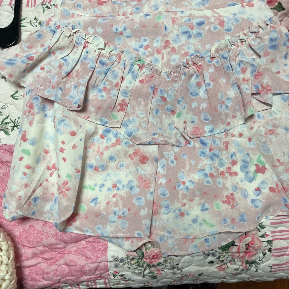 Floral Ruffle Skirt - Picture 2 of 2